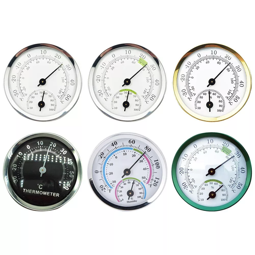 Analog Thermometer Hygrometer Mini Humidity Meter Gauge Temperature Room  Indoor