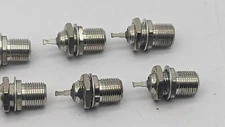 (10 PACK) F-61 CHASSIS PANEL MOUNT CONNECTOR - USA Seller VINTAGE TV 