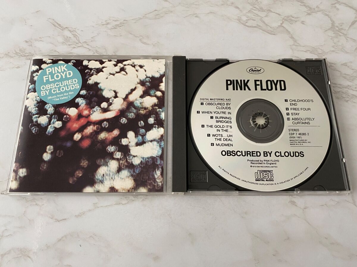 Pink Floyd Obscured By Clouds CD ORIGINAL PRESS Capitol CDP Pink Floyd Obscured By Clouds CD ORIGINAL PRESS Capitol CDP