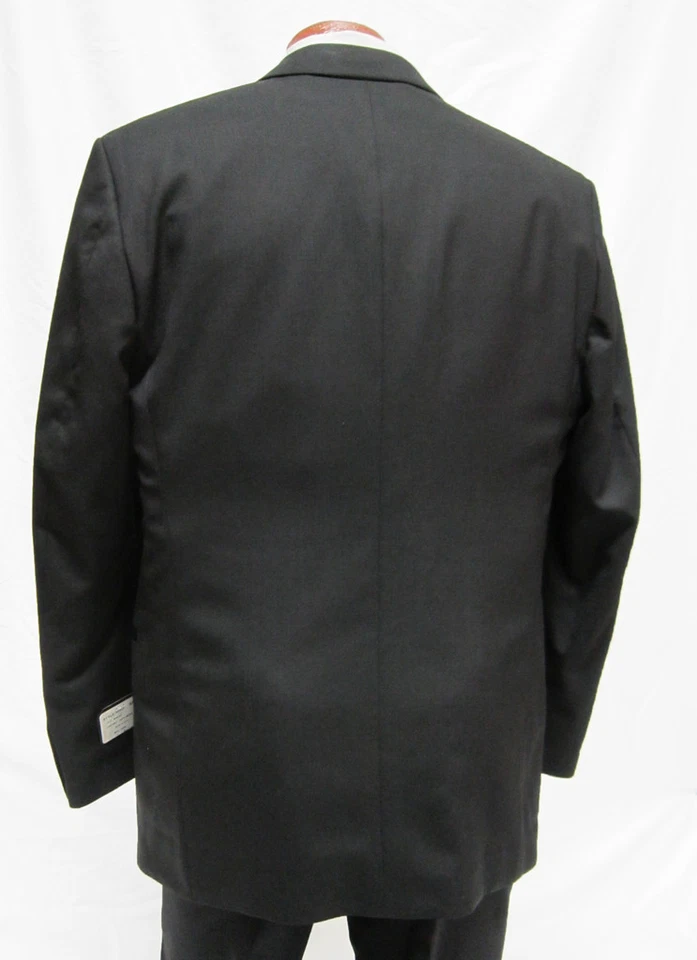 New Men's Black Perry Ellis Tuxedo Jacket with Pants Wedding Mason 40 Regular - Image 2 of 3