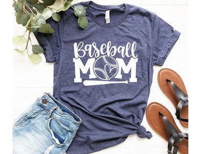 Baseball Mom Sports Mom Comfort Tee Game Day Fan Shirt