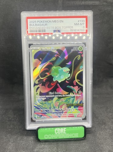 Bulbasaur graded PSA 8 for sale on eBay
