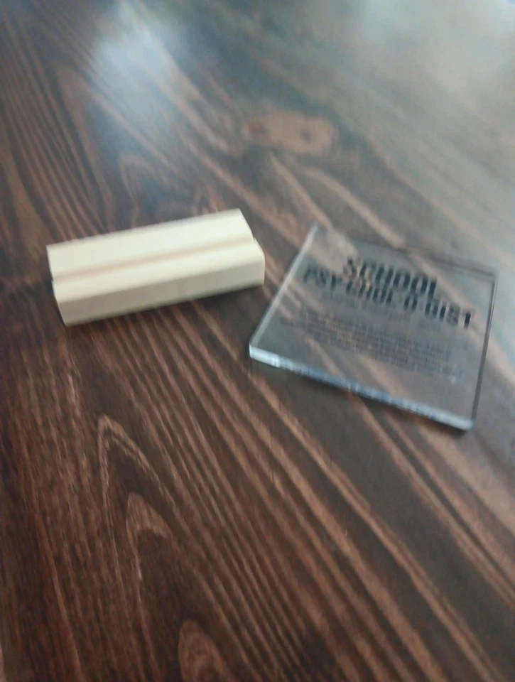 Psicólogo escolar Plack Foto 3 de 4