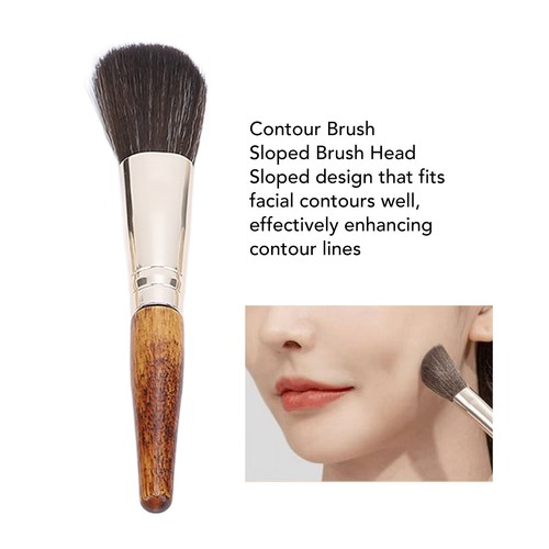 9 Pcs Makeup Brush Set Portable Powder Contour Blush Blending Eyeshadow Eyel PLM - Picture 5 of 12