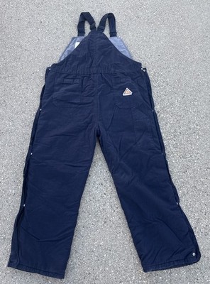 BULWARK FR BIB OVERALLS MEDIUM FLAME RESISTANT WATER REPELLANT LAYER Insulated!