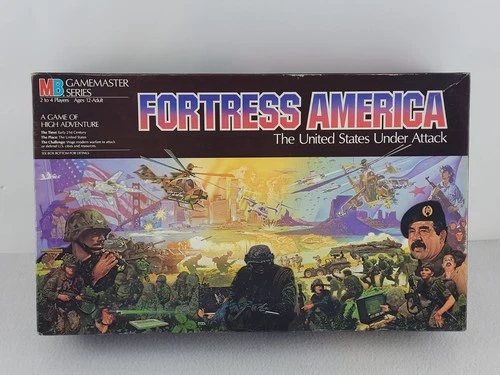 Fortress America Game Master Series Board Game Milton Bradley VTG 1986 COMPLETE