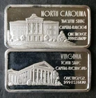 Two 1oz Silver State Bars