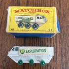 Vintage Matchbox Series Made In England Lesney #61 Alvis Stalwart BP Exploration