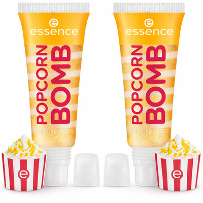 2x Essence POPCORN BOMB Shiny Lipgloss 01 - Sweet or Salty? | NEU & OVP