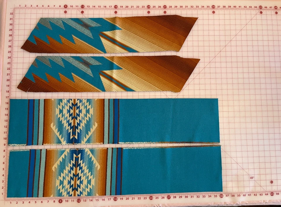 New Pendleton Wool blanket fabric remnants - Pagosa Springs - appx 1.13 lb - Image 3 of 4