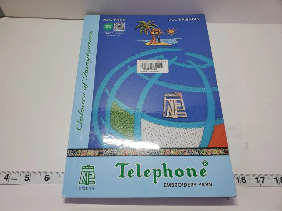 Telephone Embroidery Yarn Thread Color Sample Book. 560 Colors!! - Image 2 of 4