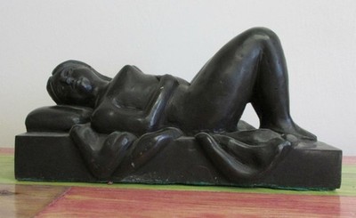 FERNANDO BOTERO SCULPTURE '' RECLINING WOMAN VII '' SIGNED AND NUMBERED