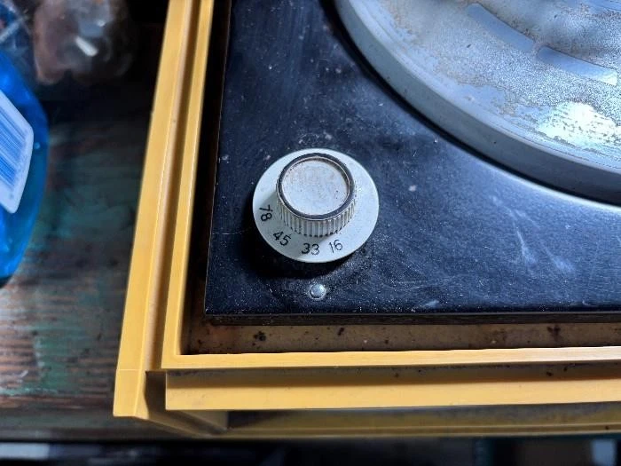 Tocadiscos sistema estéreo voz de música años 60 "Stereo Bug" funciona. Mid-Century Foto 4 de 4