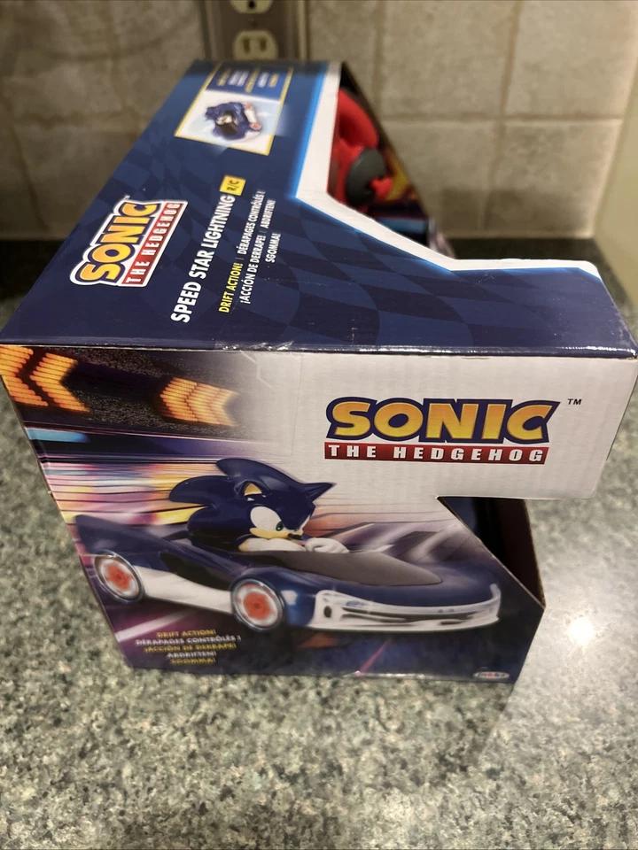 NEW in Box SEGA Sonic The Hedgehog Speed Star Lightning R/C JAKKS Remote Control - Image 4 of 4