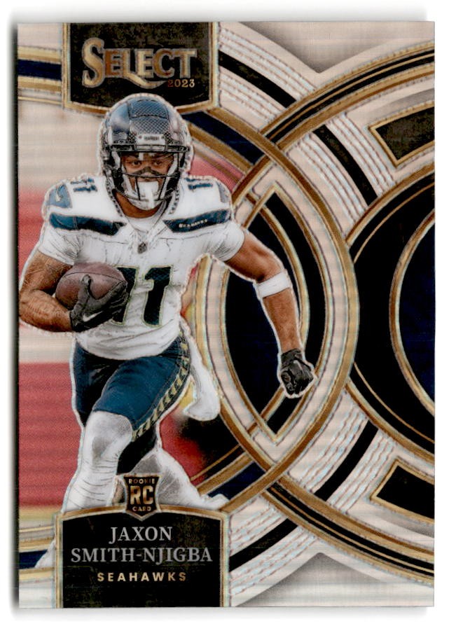 2023 Panini Select #174 Jaxon Smith-Njigba Silver Prizms