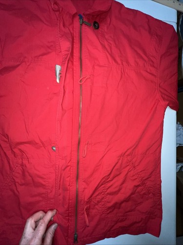 Burberry’ of London Jacket men’s full zip red toggle close 3/4 Sleeve light - Picture 13 of 21