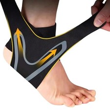 2pcs Adjustable Ankle Support Sleeve Elastic Breathable Sports Brace