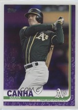 2019 Topps Meijer Purple Mark Canha #612 7x1