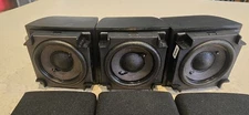 3 Black BOSE Single Cube Speakers Acoustimass Lifestyle Satellite Surround Set