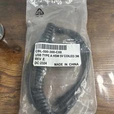 Honeywell CBL-500-300-C00 USB Cable Type A HSM 5V Coiled 3M Rev .E
