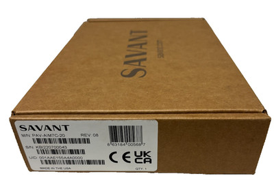 SAVANT PAV-AIM7C-20 REV:08, PROAV 7 Source Audio Input IP Transmitter w/Control