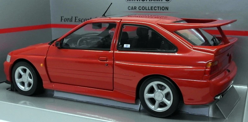 Minichamps 1/18 Scale Diecast 150 089021 Ford Escort Cosworth 1992 Red - Image 3 of 4