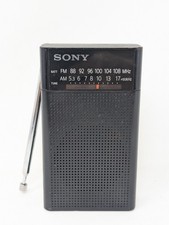 Sony ICF-P26 Portable Pocket FM/AM Radio Built-in Speaker - Tested  Working