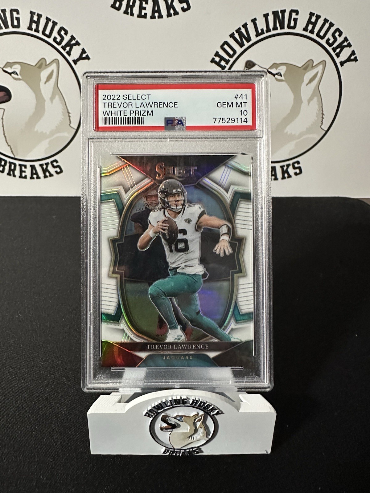 2022 Panini Select Trevor Lawrence RC #41 White Prizm /35 PSA 10 JAGUARS