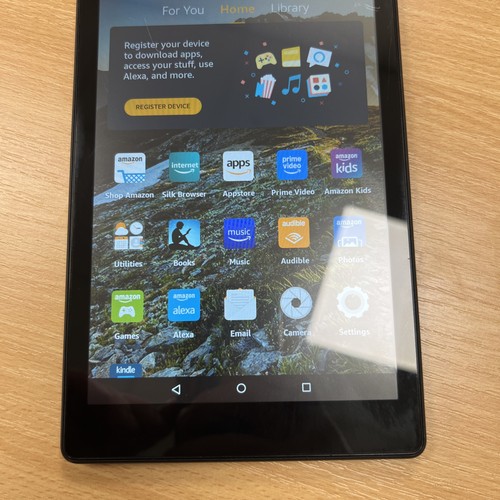 Amazon kindle Fire HD 8 9TH GENERATION 16GB Wi-Fi 8 inch - Black no charge lead - Picture 7 of 10