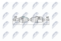 NTY NPW-FT-016 Antriebswelle Vorne Links Passend FüR Fiat