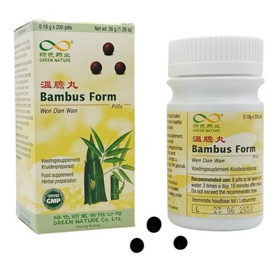 Wen Dan Wan Bambus Form   Authentische TCM Kräuterformel   Green Nature