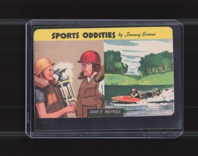 1954 Quaker Oats Sports Oddities 4 John B Maypole