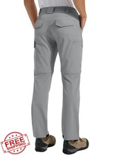 Men's Hiking Convertible Pants Water Resistant Quick Dry Zip Off