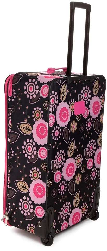 Juego de equipaje Rockland 4 piezas Maleta enrollable expandible con estampado floral Pucci F108 Foto 2 de 4