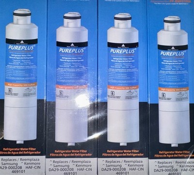 Pure plus DA29-00020B Refrigerator Water Filter Lot of 4