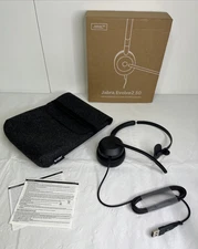 Jabra Evolve2 50 Stereo USB-C and C Dual Ear Headset Black Model HSC175 MS Teams