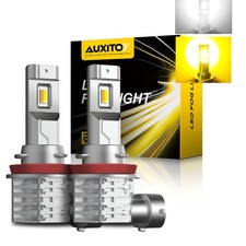 2PCS H8 H11 LED Fog Light Bulbs CANBUS High Low Beam 20000LM Super Bright AUXITO