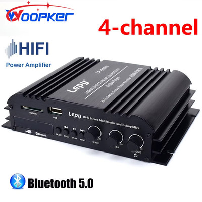 Lepy-269S 4-Channel HIFI Bluetooth Amplifier AUX USB SD FM Sound Amplifier Digit