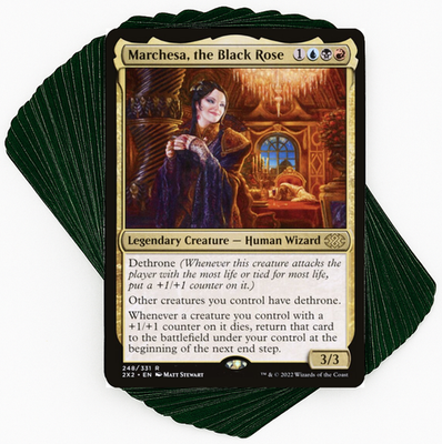 mtg dethrone cards MTGNexus Marchesa, the Black Rose MTG