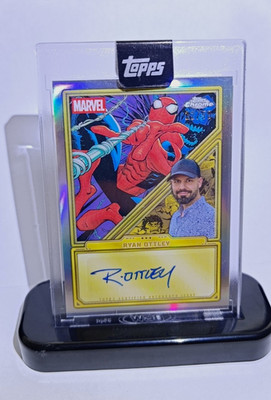 Topps 2025 Marvel Mint Spider-Man Chrome Autograph Ryan Ottley CA-RO 22/50