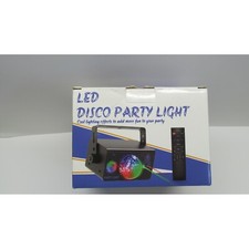 LED Disco Party Light Sound Activated RGB Projector Stage Lighting Remote
