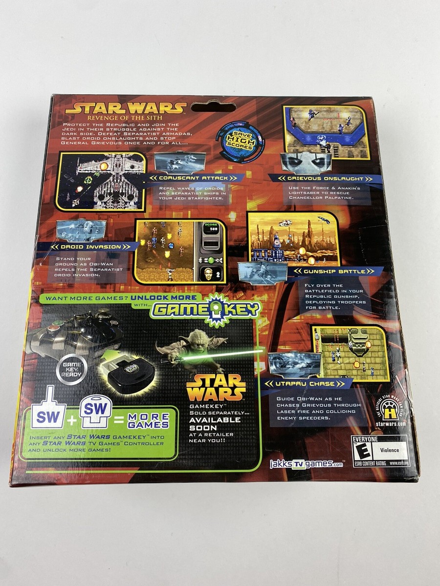 NEW Plug &amp; Play TV Games Star Wars Yoda Revenge of The Sith Jakks 