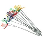 20 Pcs Pvc Iron Wire Simulated Dragonfly Home Decoration Garden
