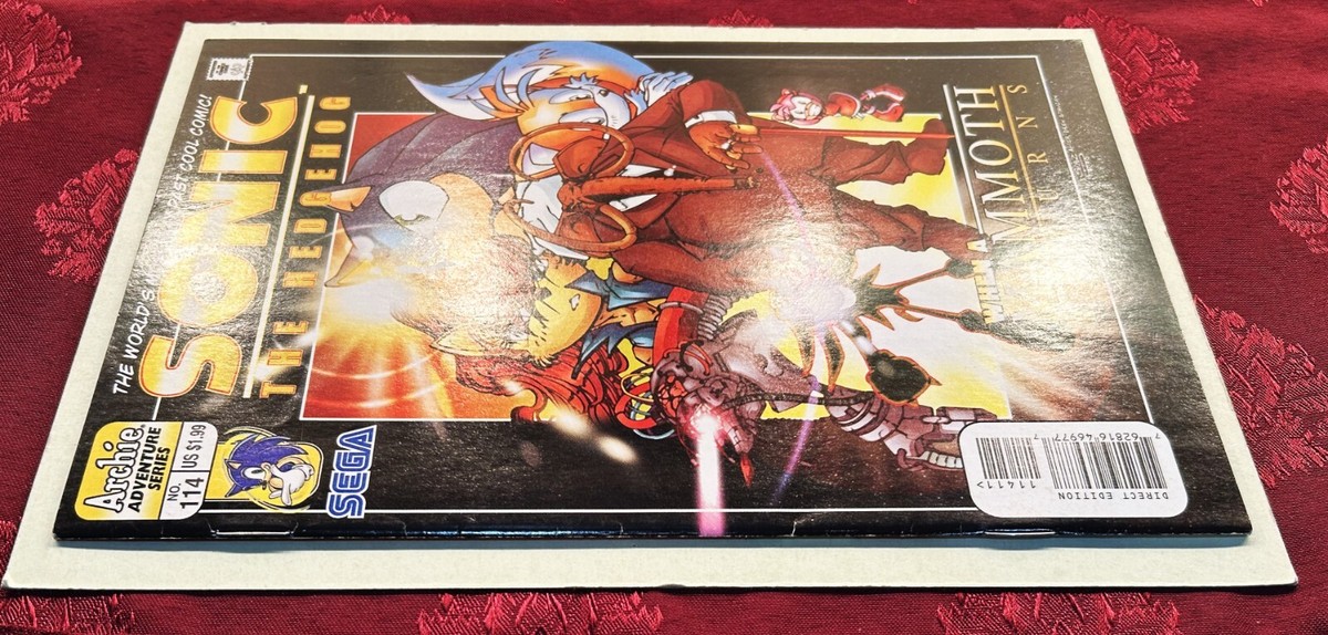 SONIC The HEDGEHOG Comic Book #114 November 2002 KNUCKLES Bagged