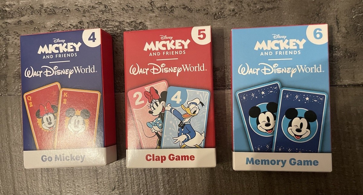 Disneyカード Disney & Pixar Mickey& Friends McDONALD'S Disney Mickey and Friends HAPPY MEAL Card Games! 3