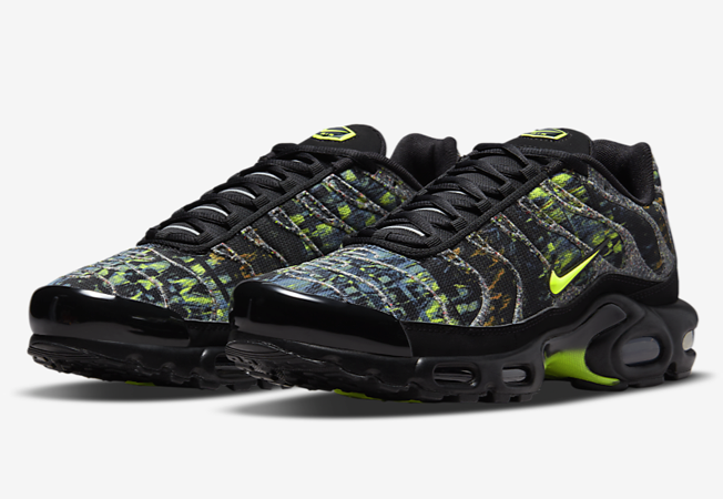Nike Air Max Plus Black/Brigade Blue/Hazel Rush-Volt DM9594-001 US