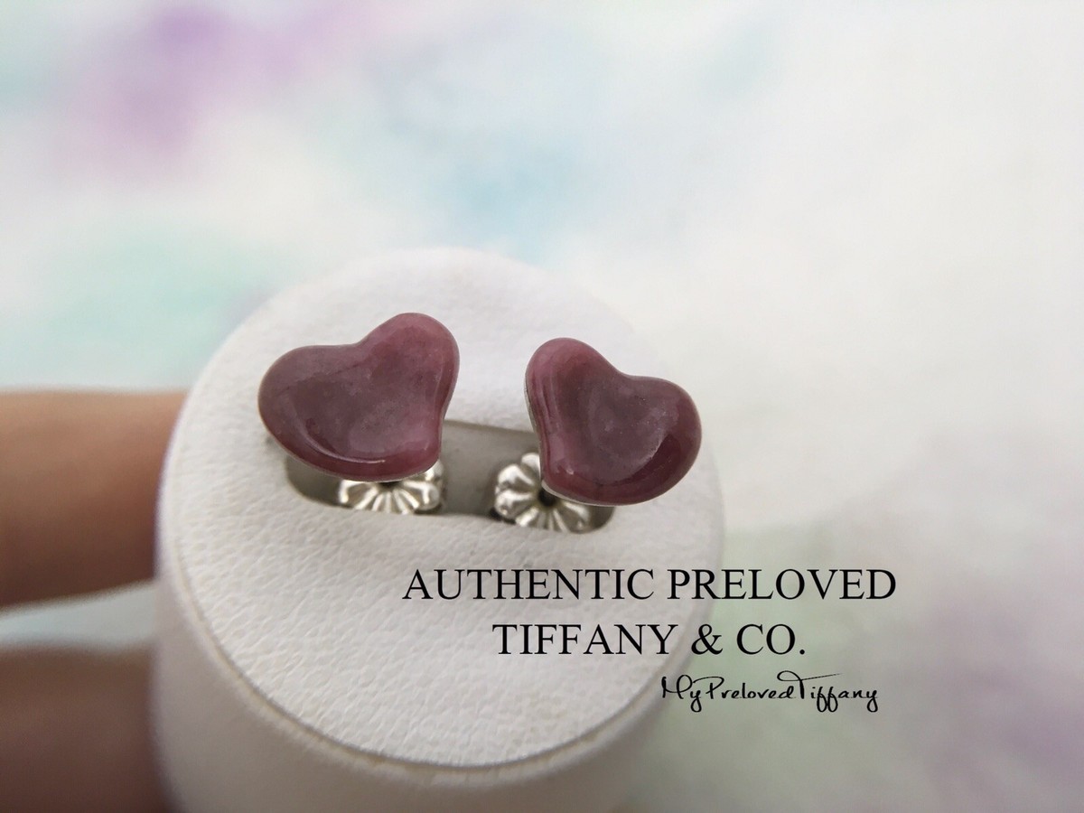 Authentic Tiffany & Co Elsa Peretti Rhodonite Mini Full Authentic Tiffany & Co Elsa Peretti Rhodonite Mini Full