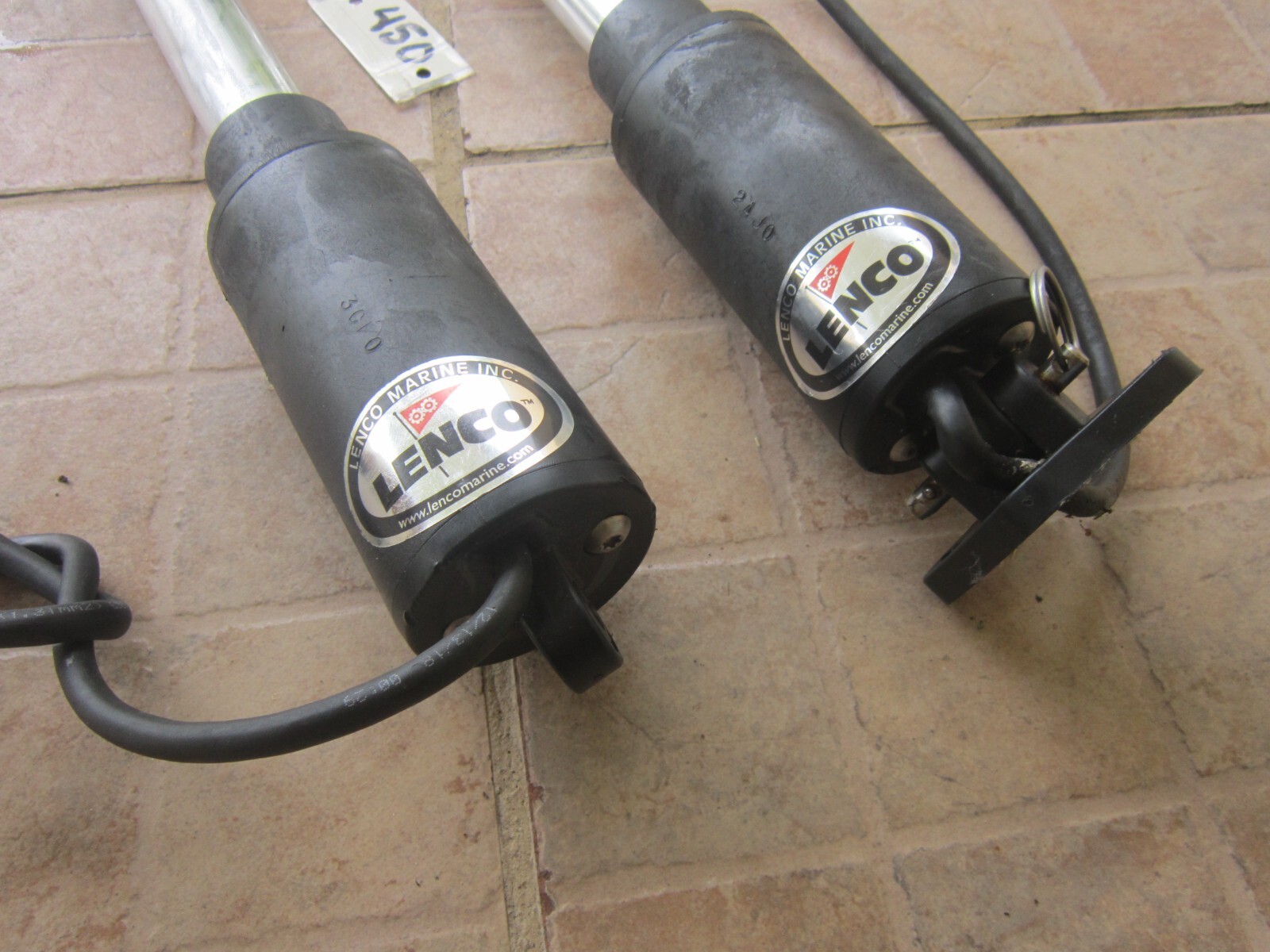 Marine Lenco Electric Trim Tabs Actuator Set eBay