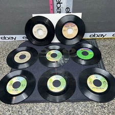 Lot of (8) 1970’s 45s 7" Vinyl Record  Preowned Untested See Description