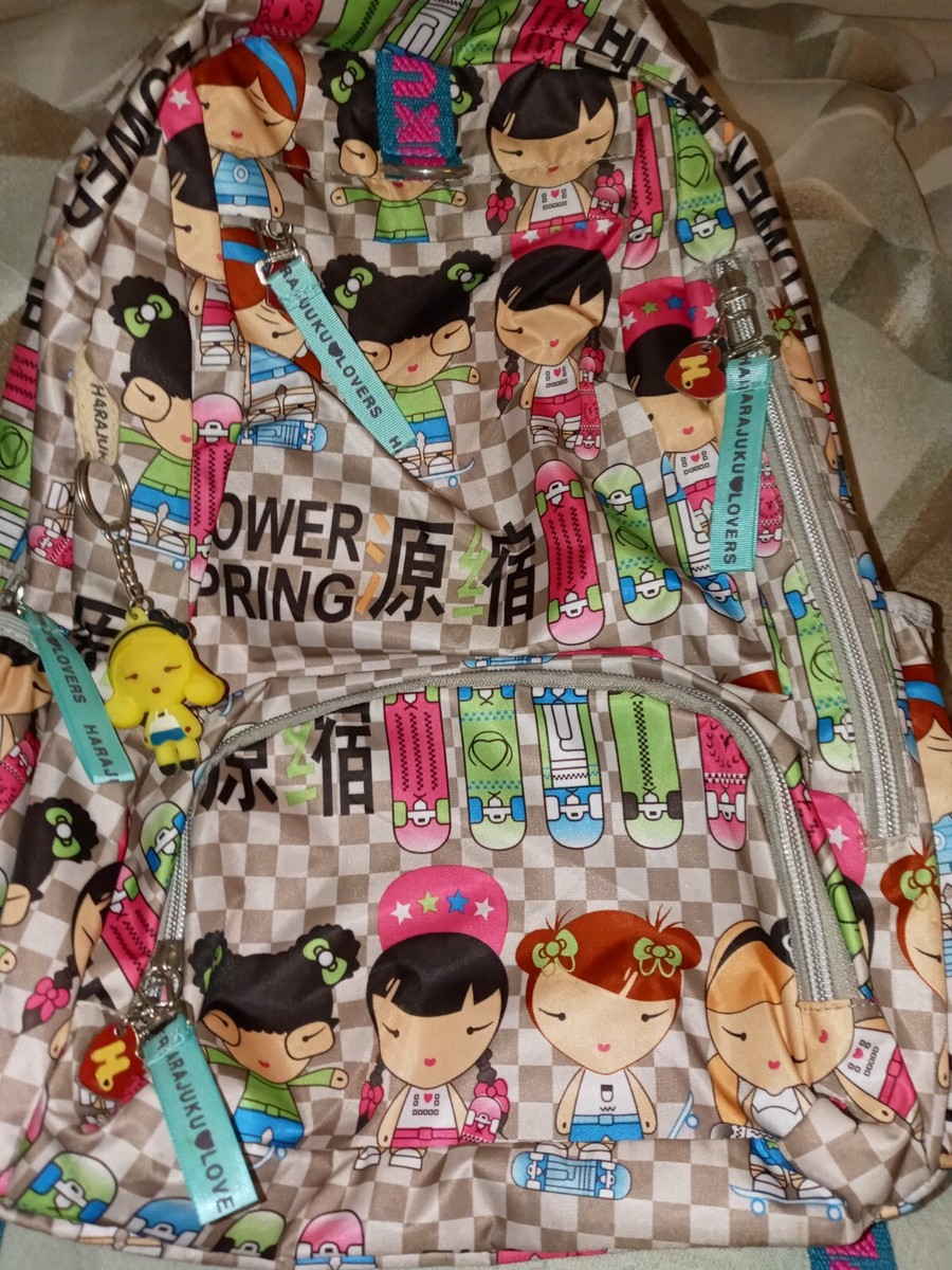 Harajuku Lovers Nylon Backpack Gwen Stefani Harajuku Lovers Street Backpack Bag Mermaid  main image 2